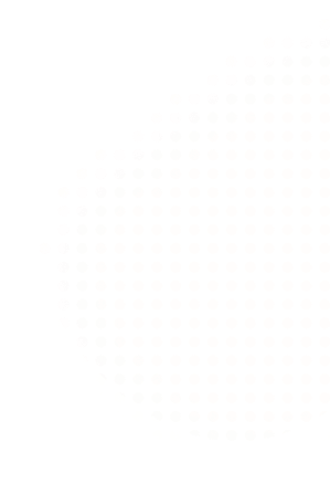 Motif de points colorés formant un demi-cercle sur fond noir.