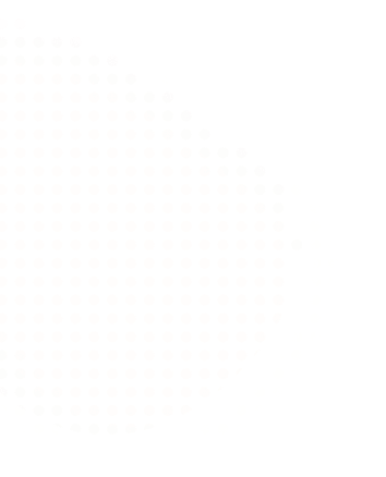 Motif de points colorés formant une forme abstraite sur fond noir.
